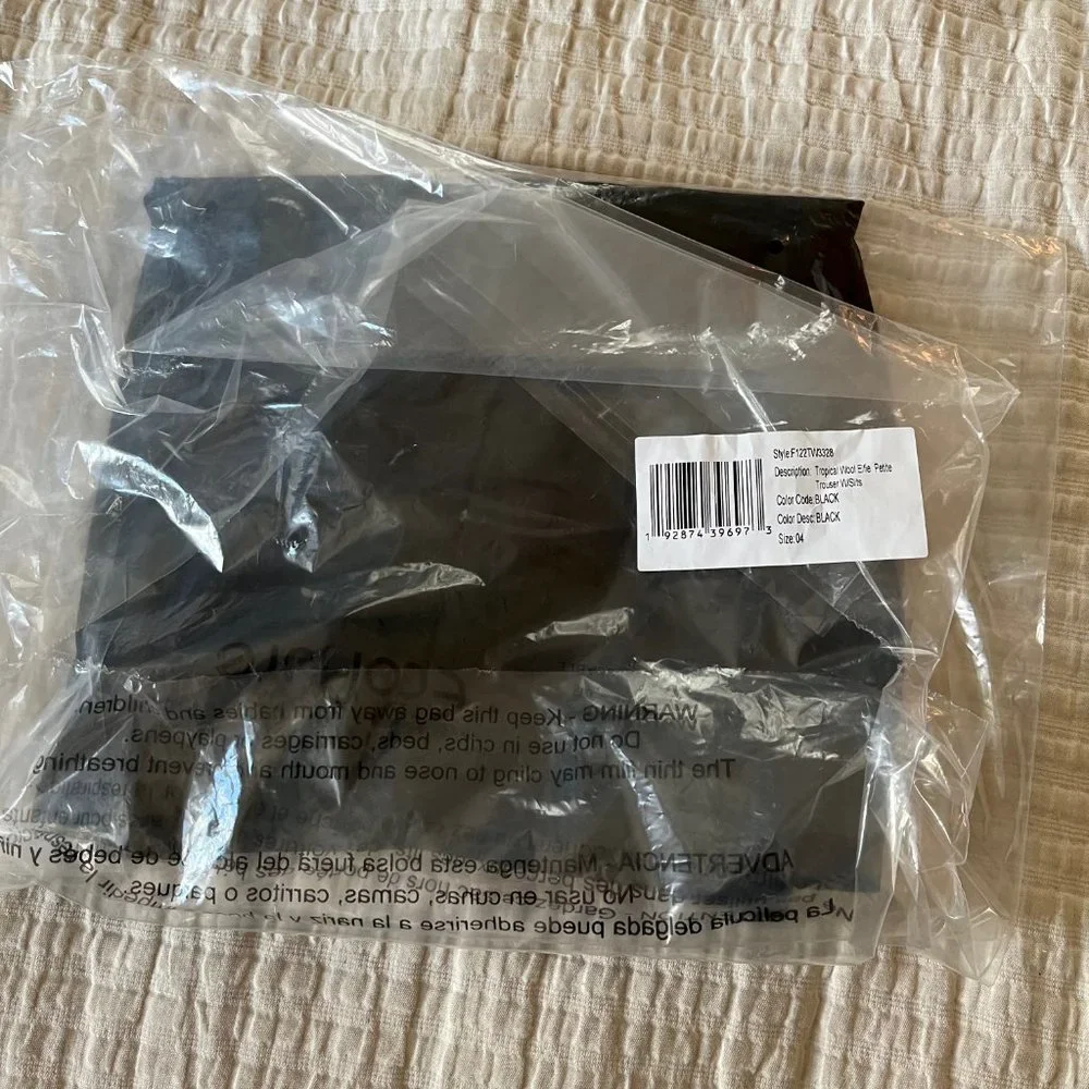 Tibi Tropical Wool Elfie Trouser with Slits - Petite - 4 - Picture 13 of 16